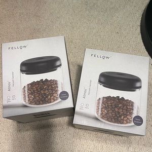 2 Fellow Atmos 0.6L NEW in box canisters (SOLD)